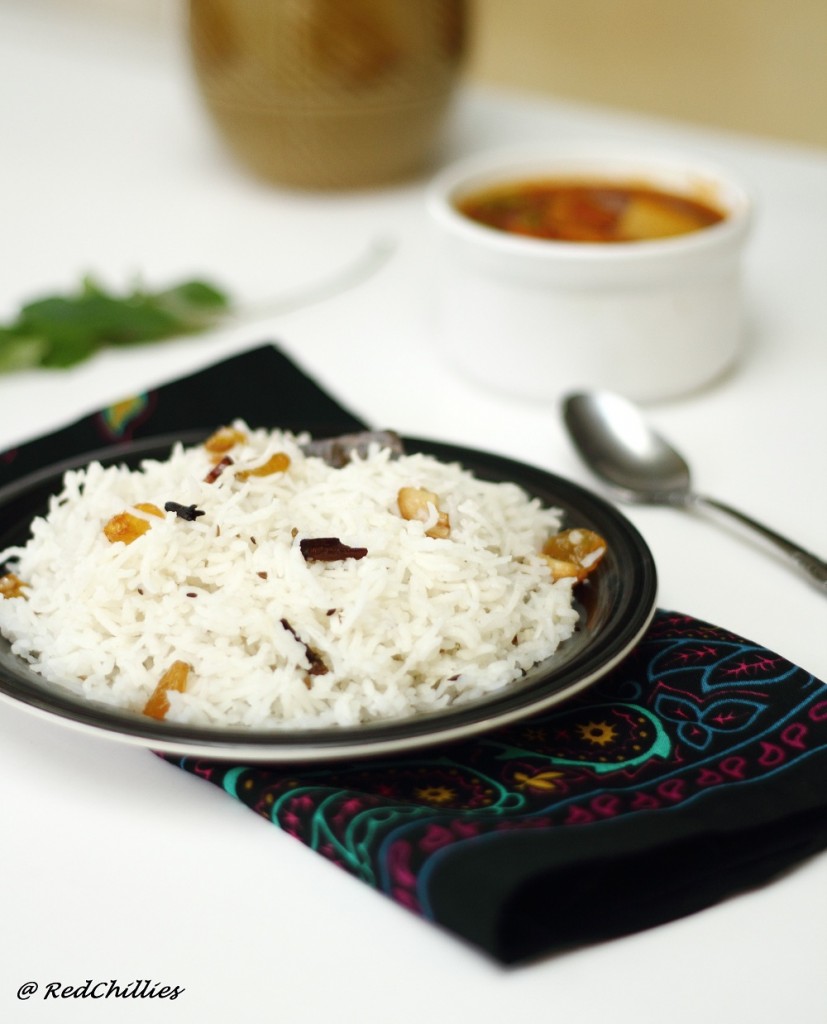 Rice for  kurma RedChillies rice ghee  Ghee