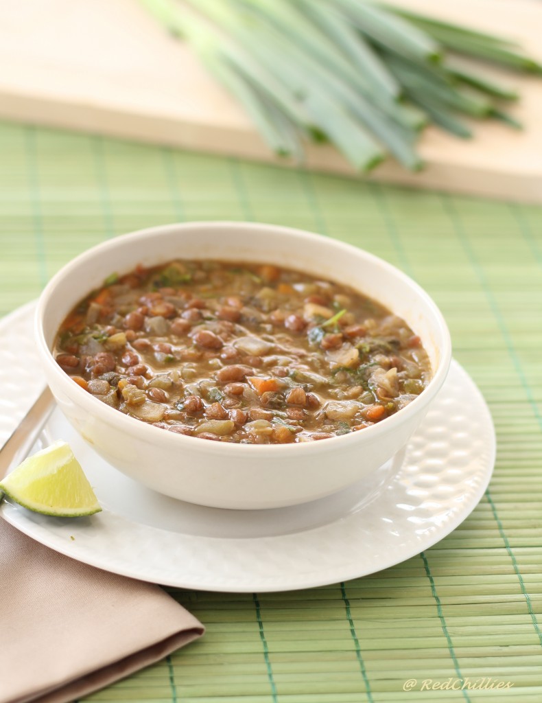 vegetarian lentil soup