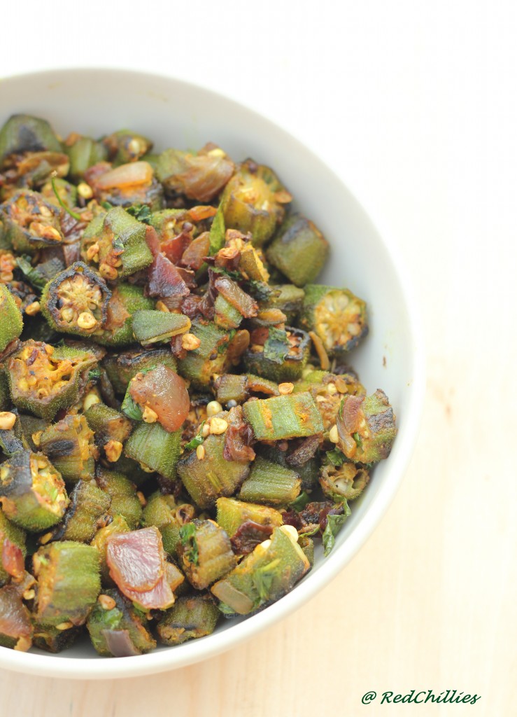 okra fry