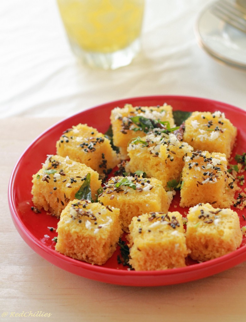 Instant Besan Dhokla Khaman Dhokla Recipe Redchillies