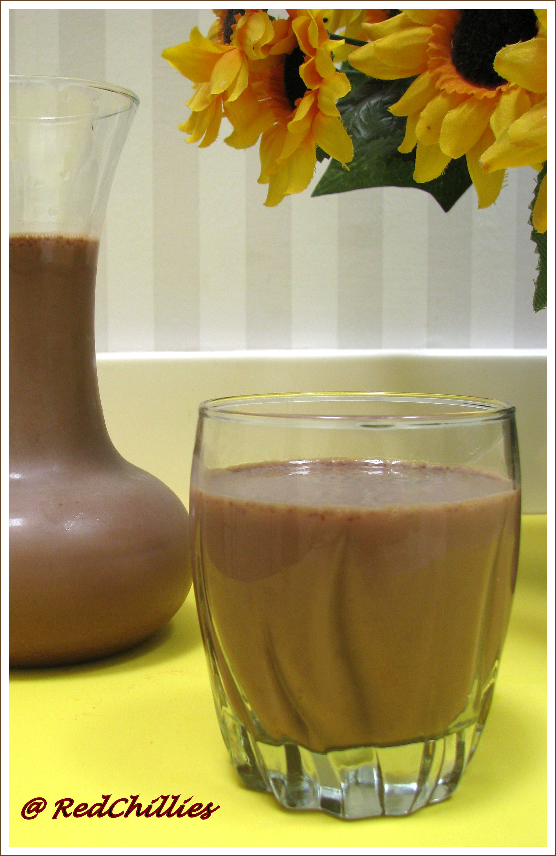 Banana Chocolate Milkshake | RedChillies