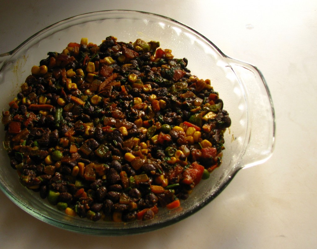 Black Bean Cornbread Bake/ Casserole RedChillies