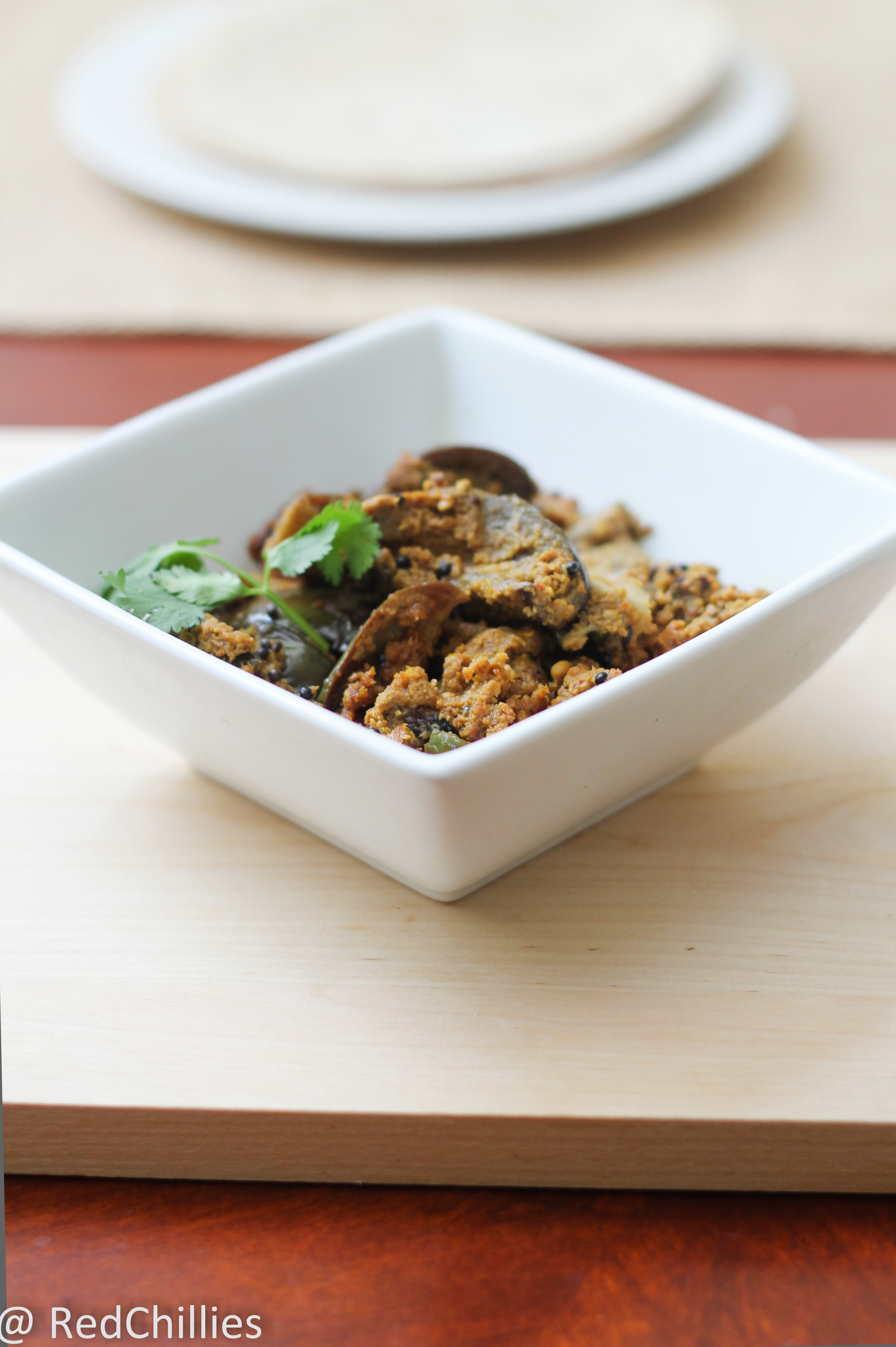 Baingan Masala/ Eggplant Dry Curry