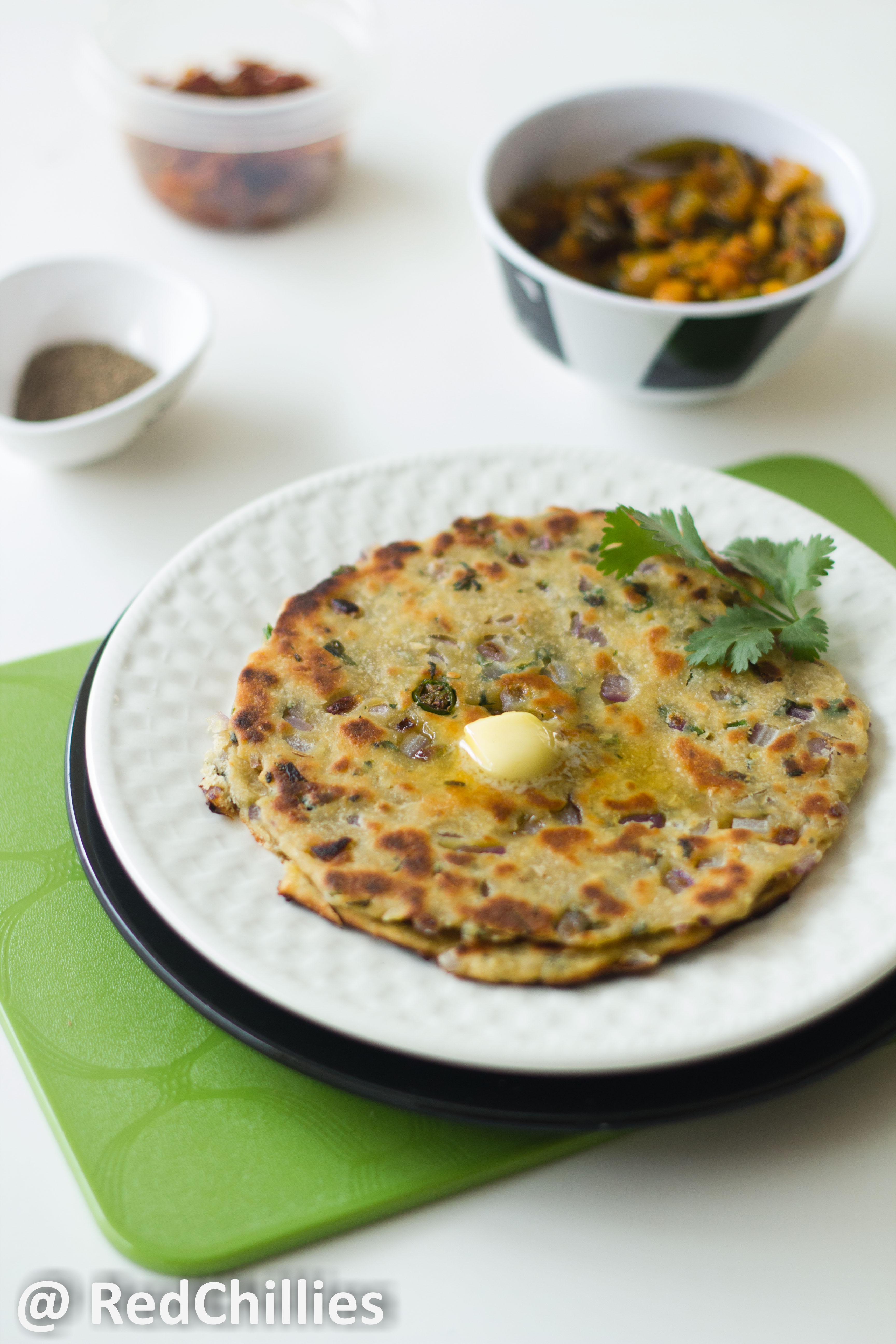 Jowar Thalipeeth/ Sorghum Masala Flatbread