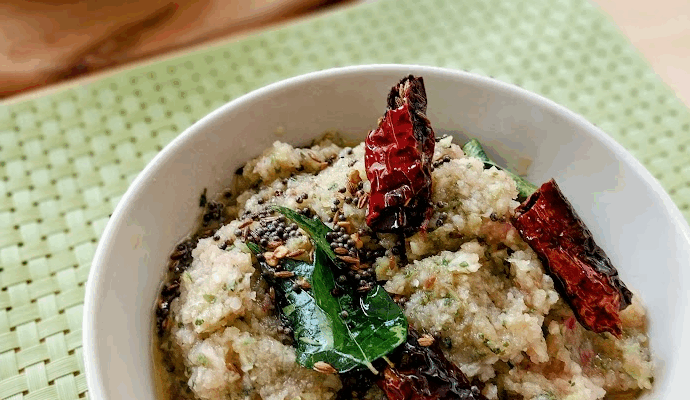 Raw Mango Thecha Chutney/ Spicy and Tangy