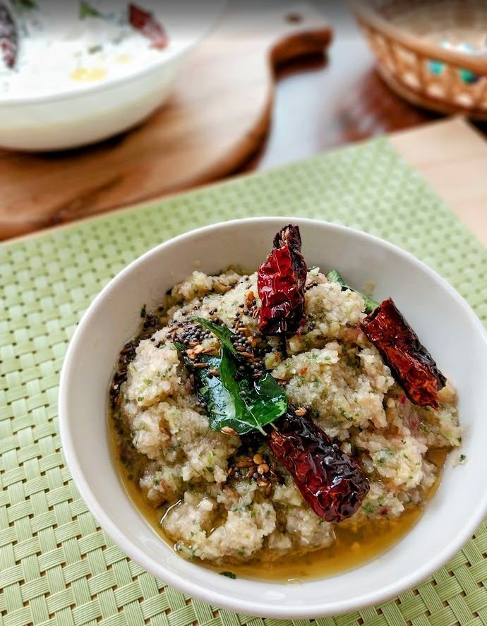 Raw Mango Thecha Chutney/ Spicy and Tangy